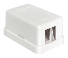 TUK KH1 KEYSTONE HOUSING, 1PORT, ABS, WHT