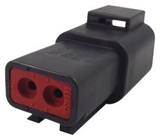 DEUTSCH - TE CONNECTIVITY DTP04-2P-E004 CARCASA AUTOMOTRIZ, HEMBRA, 2POS, 25A