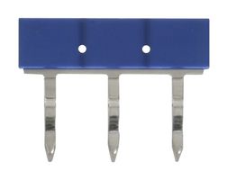 OMRON INDUSTRIAL AUTOMATION PYDN-6.2-030S SHORT BAR, I/O RELAY, 6.2MM, 3P, BLUE