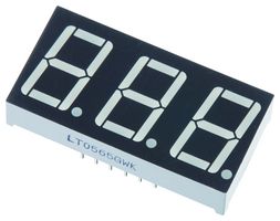 MULTICOMP PRO LT0565GWK DISPLAY, SEVEN SEGMENT, 0.56 INCH, GREEN