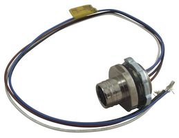 MOLEX 120084-0007 SENSOR CORD, 4P, M12 RCPT-FREE END, 0.3M