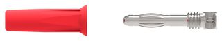 MULTICOMP PRO 76-1642 BANANA MACHO, 4MM, 36A, SOLDADURA, ROJO
