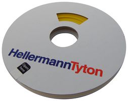 HELLERMANNTYTON 553-41250 HEAT-SHRINK TUBING, 3:1, 12MM, YELLOW