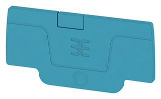 1552610000 - END PLATE, FEED THRU TERM BLOCK, BLUE