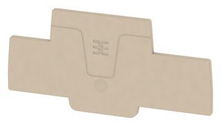 1547690000 - END PLATE, BEIGE, FEED THRU TERM BLOCK