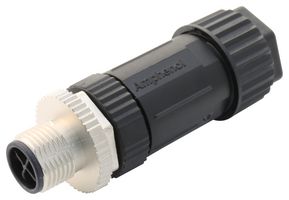 AMPHENOL LTW M12S-04BMMB-SL7002 SENSOR CONNECTOR, M12, PLUG, 4POS