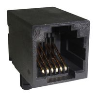 AMPHENOL COMMUNICATIONS SOLUTIONS RJE0166001 CONNECTOR, UNSHLD, RJ11, JACK, 6P6C