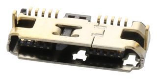 AMPHENOL COMMUNICATIONS SOLUTIONS GSB343K33HR MICRO USB, 3.0 TYPE B, RECEPTACLE, SMT