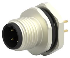 TE CONNECTIVITY T4142412041-000 CONECTOR SENSOR M12, MACHO, 4 POS, PANEL