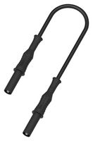 MULTICOMP PRO 76-1400 BANANA MACHO 4MM A CLAVIJA, NEGRO, 1.5M
