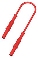 MULTICOMP PRO 76-016 BANANA MACHO 4MM A CLAVIJA, ROJO, 1.5M