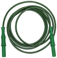MULTICOMP PRO 76-1404 4MM BANANA PLUG TO PLUG LEAD, GRN, 1.5M