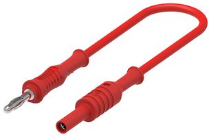 MULTICOMP PRO 76-101 BANANA 4MM MACHO-HEMBRA, ROJO, 500MM