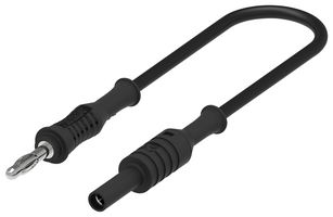 MULTICOMP PRO 76-100 BANANA 4MM MACHO-HEMBRA, NEGRO, 500MM