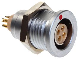 CAMDENBOSS CCB2S1/04 CIRCULAR CONN, RCPT, 4POS, PANEL MOUNT
