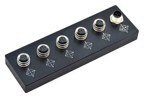 BULGIN LIMITED BOX1M1205MA05M805F SENSOR DISTRIBUTION BOX, M8-5P, 5PORT