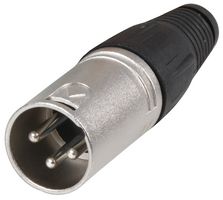 CLIFF ELECTRONIC COMPONENTS FC6130 CONECTOR, XLR AUDIO, MACHO, 3 POS, CABLE