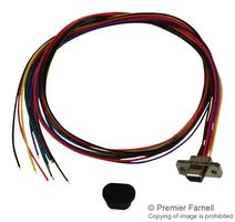 GLENAIR MWDM2L-9P-6E5-18B CABLE, 9POS, MICRO D MACHO-LIBRE, 18"