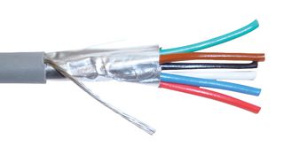 BELDEN 5304FE 0081000 SHIELDED MULTICONDUCTOR CABLE, 6 CONDUCT