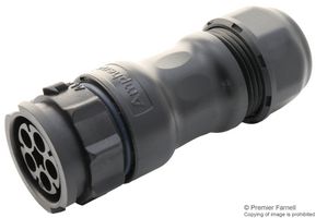 AMPHENOL LTW DC-05BMFA-QL8LPP INDUSTRIAL CIRCULAR, MACHO, 5POS, CABLE
