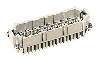 HARTING 09212643001 HEAVY DUTY INSERT, PLUG, 64+PE, 2.5MM2