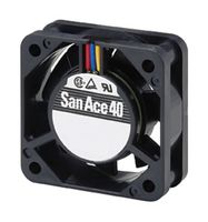 SANYO DENKI 109P0424H701 AXIAL FAN, 40MM, 24VDC, 6.4CFM, 28DBA