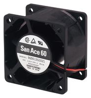 SANYO DENKI 9G0624G1011 AXIAL FAN, 60MM, 24VDC, 65CFM, 58DBA