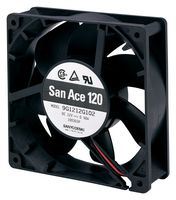 SANYO DENKI 9G1224M401 AXIAL FAN, 120MM, 24VDC, 80MA