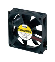SANYO DENKI 9WP0812H402 VENTIL AXIAL 80MM, 12VDC, 36.4CFM, 29DBA