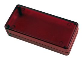 HAMMOND 1551CTRD CARCASA, CAJA PCB, ABS, ROJA TRANSPAREN