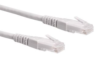 ROLINE 21.15.0930 PATCH CORD, RJ45 PLUG, CAT6, 0.5M, GREY