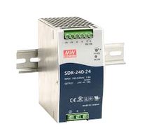 MEAN WELL SDR-240-24 POWER SUPPLY, AC-DC, 24V, 10A, FIXED