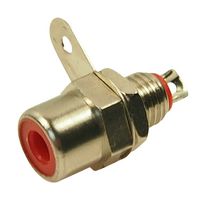 CLIFF ELECTRONIC COMPONENTS FC68369 CONECTOR RCA, HEMBRA, 1POS, 3.5MM, ROJO
