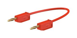 STAUBLI 28.0039-030-22 CABLE PRUEBA 2MM BANANA MACHO 10A 300MM