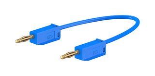 STAUBLI 28.0039-030-23 CABLE PRUEBA 2MM BANANA MACHO 10A 300MM