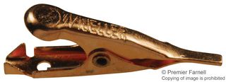 MUELLER ELECTRIC BU-34C MICRO-ALLIGATOR CLIP, COPPER, 5A, 5.6MM