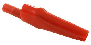 MUELLER ELECTRIC BU-63-2 ALLIGATOR CLIP, STEEL, 10A, 7.9MM, RED