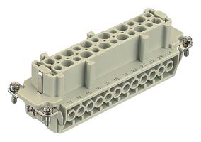 HARTING 09330242711 HEAVY DUTY INSERT, RCPT, 48POS, 18-14AWG