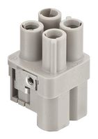 HARTING 09120033151 HEAVY DUTY INSERT, RCPT, 3+PE, 10MM2