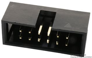 MULTICOMP PRO MC-254-12-00-ST-DIP CONNECTOR, HEADER, 12POS, 2ROW, 2.54MM