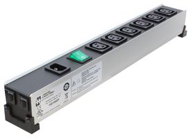 HAMMOND 1581H6DP BLOQUE DE POTENCIA, 6 TOMAS, 10A, 240VAC