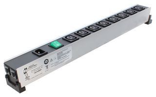 HAMMOND 1581H8DP POWER BLOCK, 8 OUTLET, 10A, 240VAC