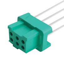 HARWIN G125-FC10605L0-0150L CABLE ASSY, 6POS RCPT-FREE END, 150MM