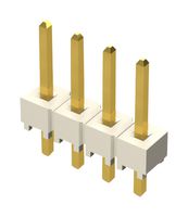 SAMTEC HTSW-104-07-G-S CONNECTOR, HEADER, 4POS, 1ROW, 2.54MM