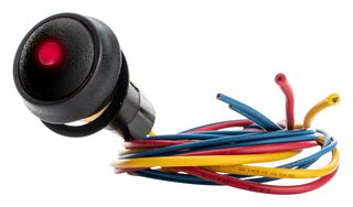 ITW SWITCHES 59-531R PB SW, ILLUM, SPST-NO-DB, RED, 0.4A, 32V