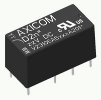 AXICOM - TE CONNECTIVITY V23105A5502A201 POWER RELAY, DPDT, 3A, 250VAC, TH