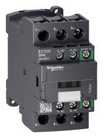 SCHNEIDER ELECTRIC LC1D25BNE CONTACTOR, 3PST-NO, 60V, DIN RAIL/PANEL