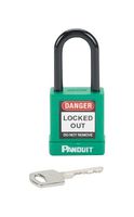 PANDUIT PSL-8GR PADLOCK, ALUMINIUM, GREEN, 40MM