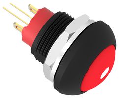 TE CONNECTIVITY - ALCOSWITCH PB6B2FM3M1CAL01 PB SWITCH, SPST, 0.4A, 32V, WHT, SOLDER