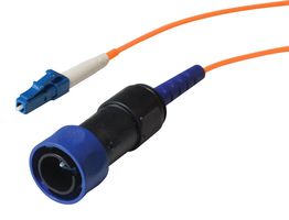 BULGIN LIMITED PXF4050BAC FIBRE OPTIC LEAD ASSY, LC, MM, 25M